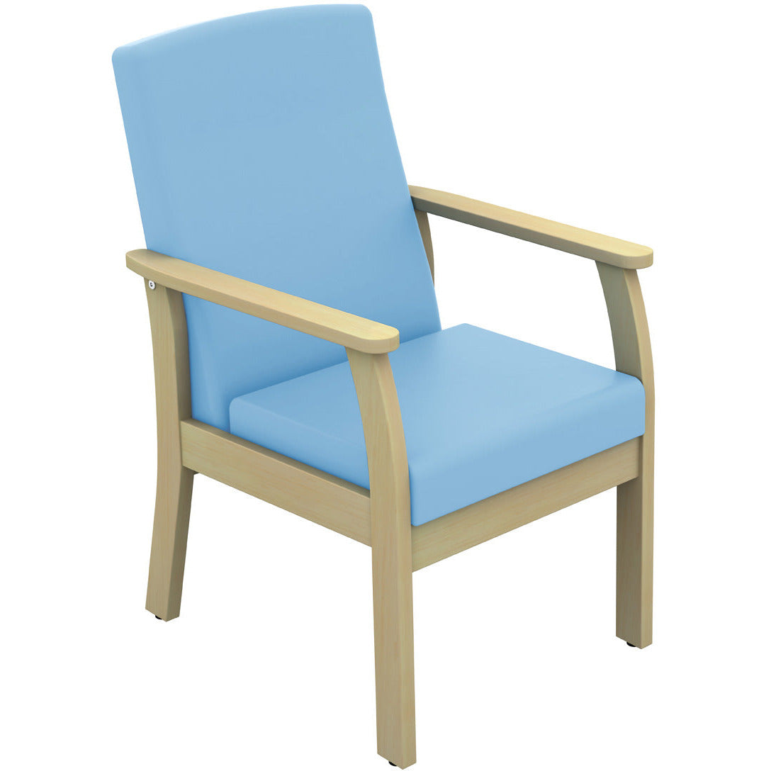 Sunflower Atlas Low-Back Patient Chair with Arms - Vinyl Upholstery