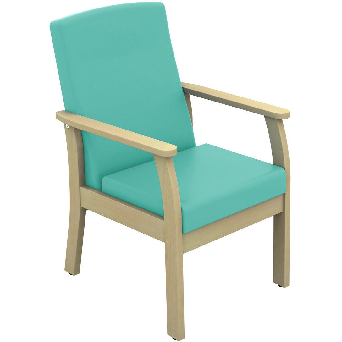 Sunflower Atlas Low-Back Patient Chair with Arms - Vinyl Upholstery