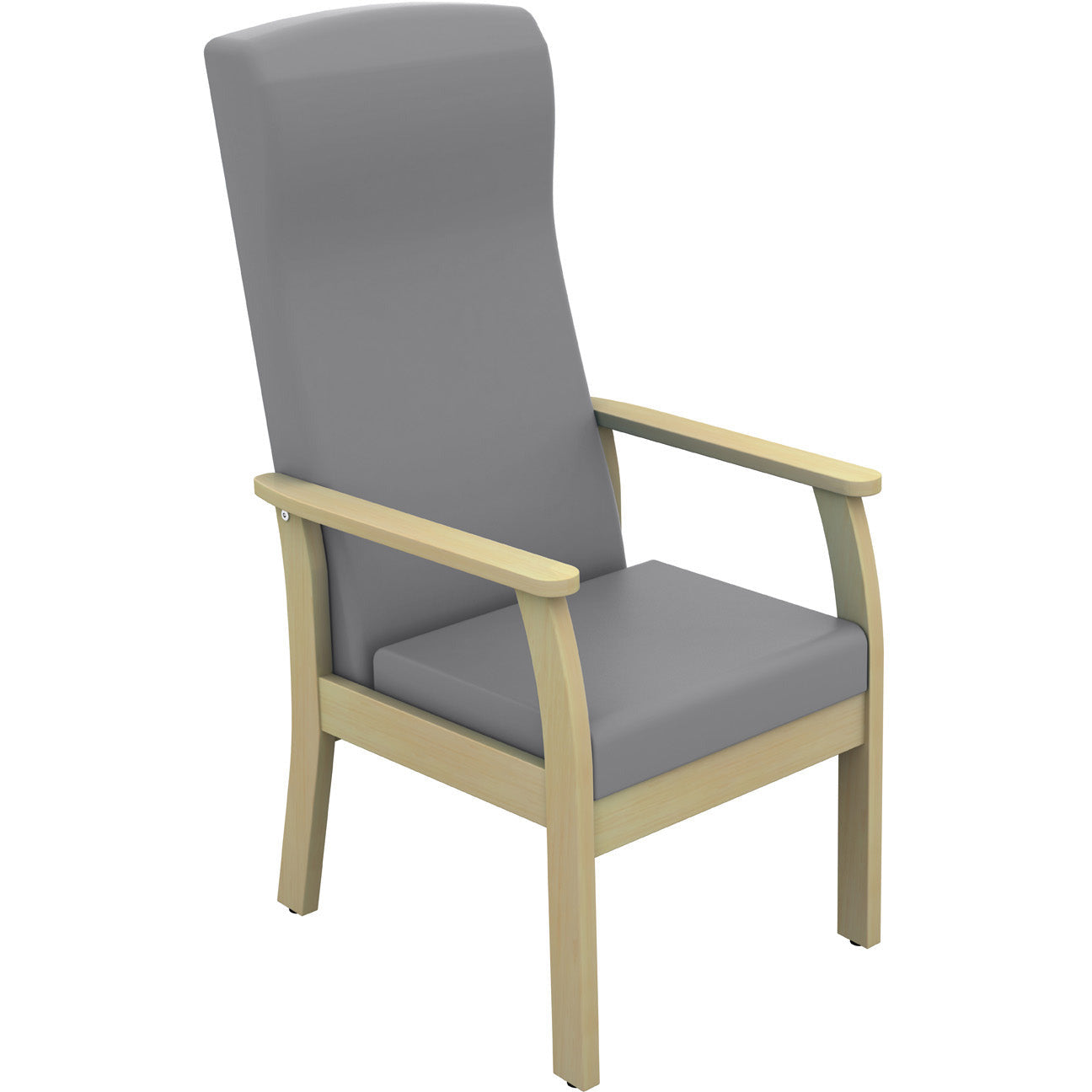 Sunflower Atlas High-Back Arm Chair with Drop Arms - Vinyl Upholstery - Sunflower