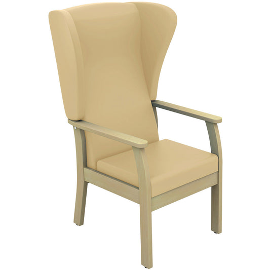 Sunflower Atlas High-Back Patient Chair with Wings - Vinyl Upholstery - 