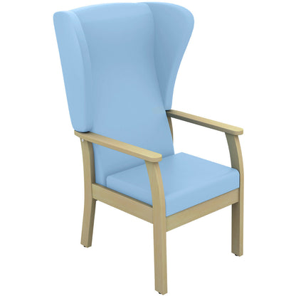 Sunflower Atlas High-Back Patient Chair with Wings - Vinyl Upholstery - 