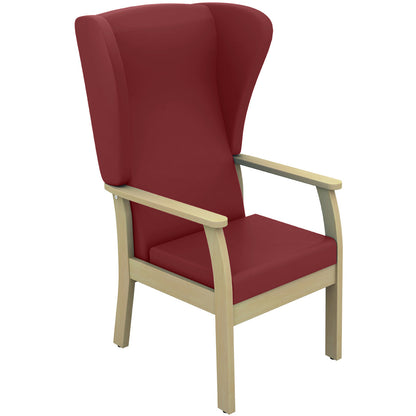 Sunflower Atlas High-Back Patient Chair with Wings - Vinyl Upholstery - 