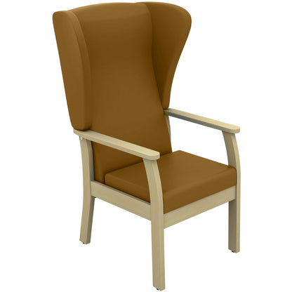 Sunflower Atlas High-Back Patient Chair with Wings - Vinyl Upholstery - 
