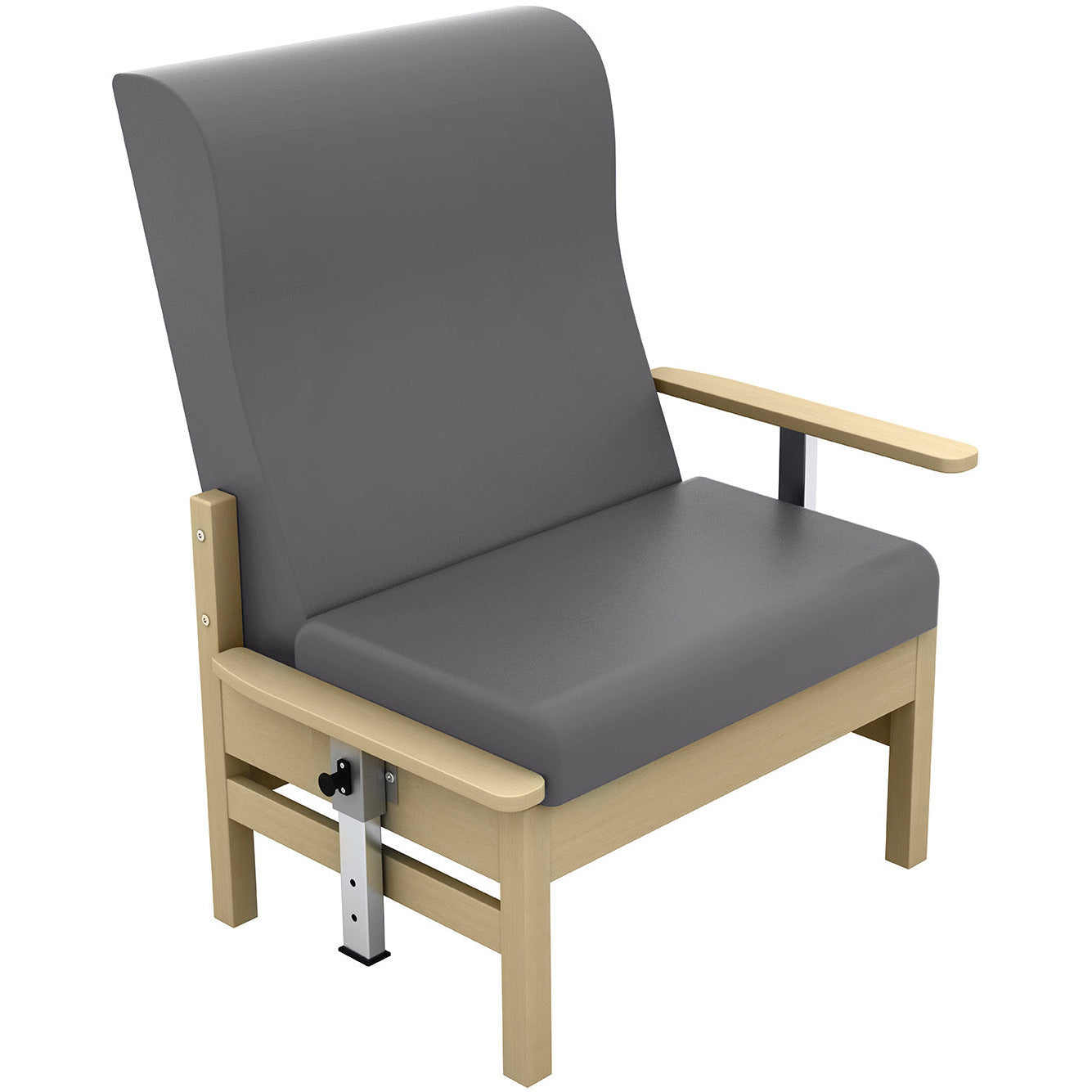 Sunflower Atlas Bariatric Patient Chair with Drop Arms - Vinyl Upholstery - 