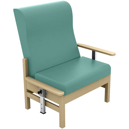 Sunflower Atlas Bariatric Patient Chair with Drop Arms - Vinyl Upholstery - 
