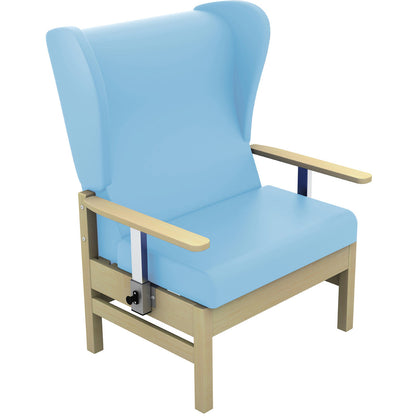 Sunflower Atlas Bariatric Patient Chair with Wings and Drop Arms - Vinyl Upholstery - 