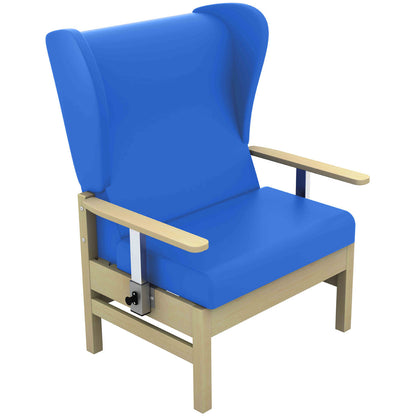 Sunflower Atlas Bariatric Patient Chair with Wings and Drop Arms - Vinyl Upholstery