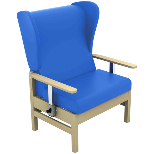 Sunflower Atlas Bariatric Patient Chair with Wings and Drop Arms - Vinyl Upholstery