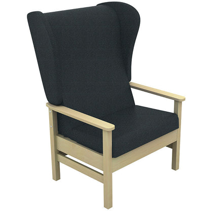 Sunflower Atlas Bariatric High-Back Patient Chair with Wings - Intervene Upholstery