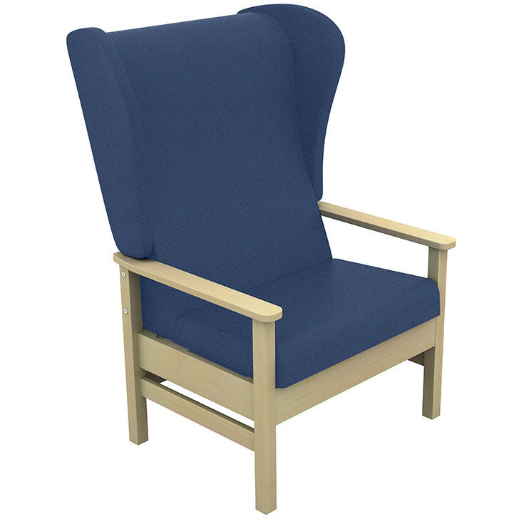 Sunflower Atlas Bariatric High-Back Patient Chair with Wings - Intervene Upholstery