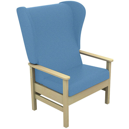 Sunflower Atlas Bariatric High-Back Patient Chair with Wings - Intervene Upholstery - 