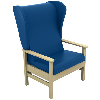 Sunflower Atlas Bariatric High-Back Patient Chair with Wings - Vinyl Upholstery - 