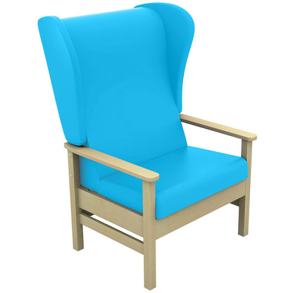 Sunflower Atlas Bariatric High-Back Patient Chair with Wings - Vinyl Upholstery