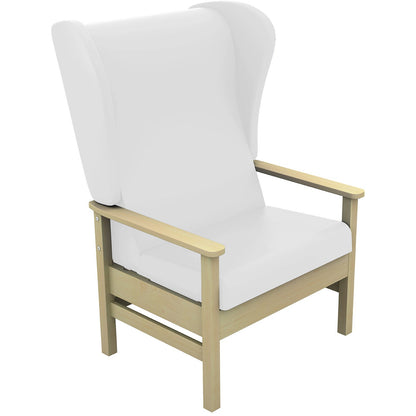 Sunflower Atlas Bariatric High-Back Patient Chair with Wings - Vinyl Upholstery - 