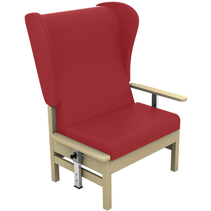 Sunflower Atlas Bariatric Patient Chair with Wings and Drop Arms - Intervene Upholstery