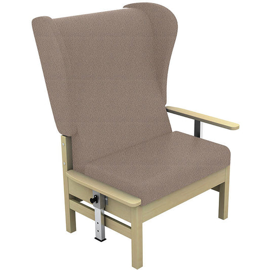Sunflower Atlas Bariatric Patient Chair with Wings and Drop Arms - Intervene Upholstery - 