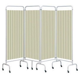Sunflower Mobile Screen with Disposable Curtains - 4 Section - 