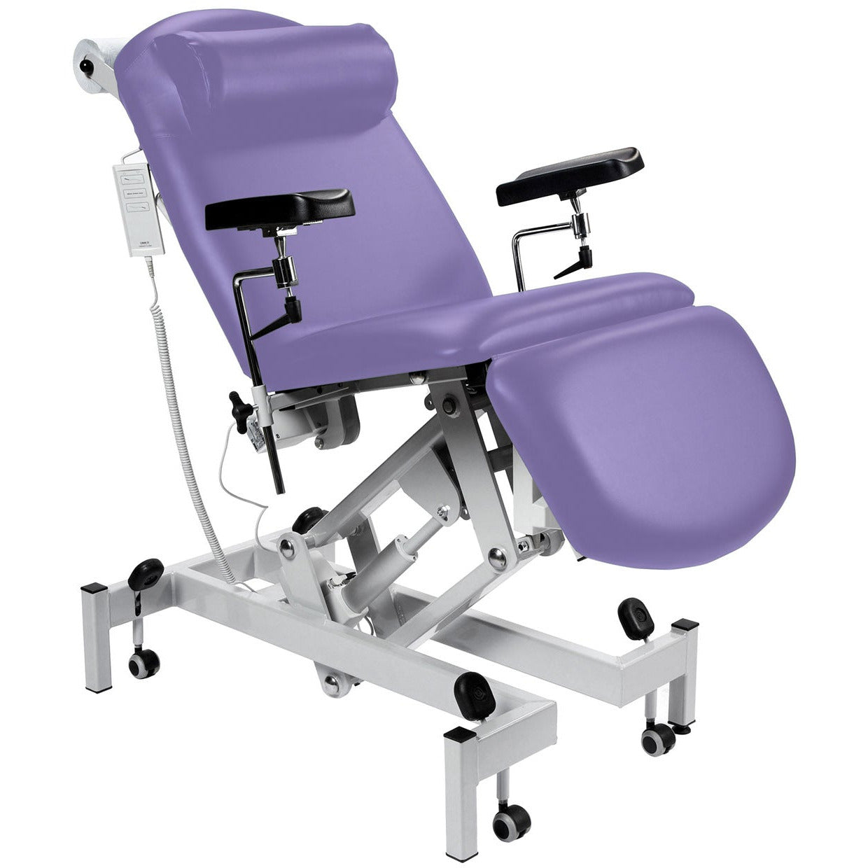 Sunflower Fusion Phlebotomy Chair with Electric-Assisted Sections & Tilting Seat  - Electric