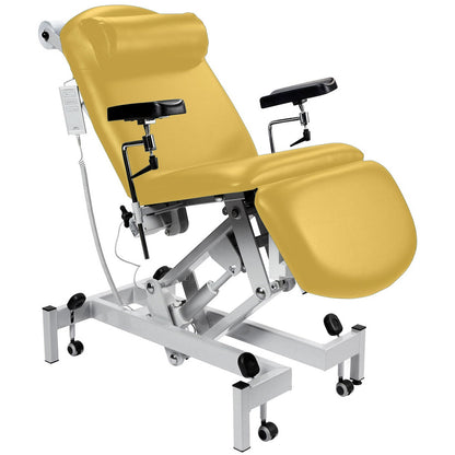 Sunflower Fusion Phlebotomy Chair with Electric-Assisted Sections & Tilting Seat  - Electric - 