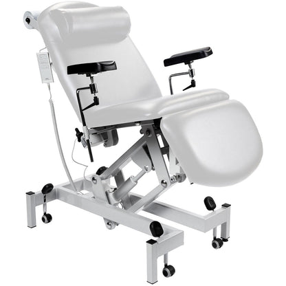 Sunflower Fusion Phlebotomy Chair with Electric-Assisted Sections & Tilting Seat  - Electric