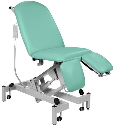Fusion Electric Height Split Foot Section Treatment Chair - Fixed Seat, Gas Assist Head