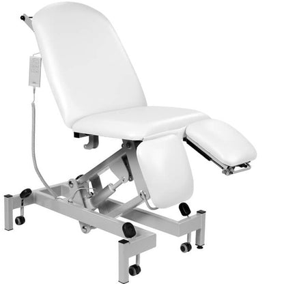 Fusion Electric Height Split Foot Section Treatment Chair - Fixed Seat, Gas Assist Head