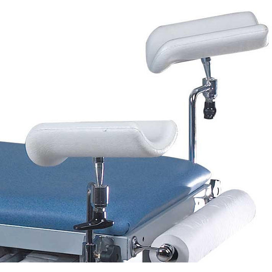 Practitioner Couch Option: Leg Supports  Brackets