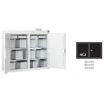 Sunflower Medicine Cabinet - 36 Nomad Cassettes, two doors