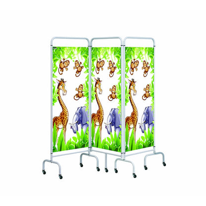 Sunflower Mobile Screen with Disposable Curtains - 5 Section - 