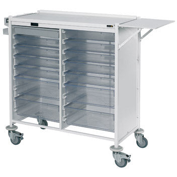 Sunflower Vista 180 Action Station Trolley - 10 Single, 4 Double Trays