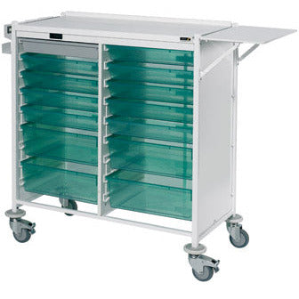 Sunflower Vista 180 Action Station Trolley - 10 Single, 4 Double Trays