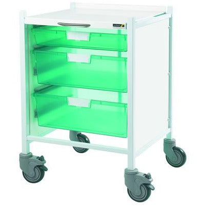 Sunflower Vista 40 Trolley with 1 Single 2 Double Trays - 