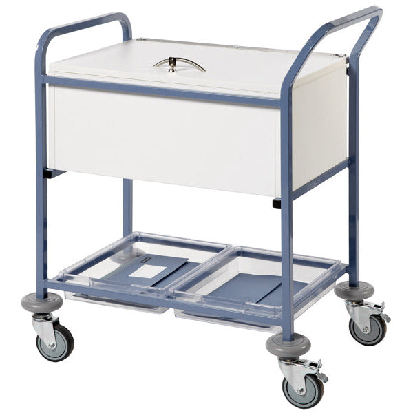Sunflower Medical Records Trolley with Locking Lid - 