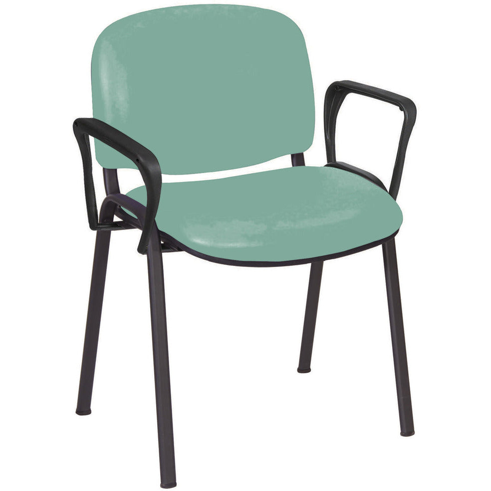 Sunflower Galaxy Visitor Chair with Arms - Anti-Bacterial Vinyl Upholstery