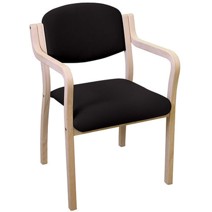 Sunflower Aurora Visitor Seat, Easy Access Arms, Intervene Anti-Bac Upholstery - 