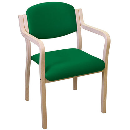 Sunflower Aurora Visitor Seat, Easy Access Arms, Intervene Anti-Bac Upholstery - 