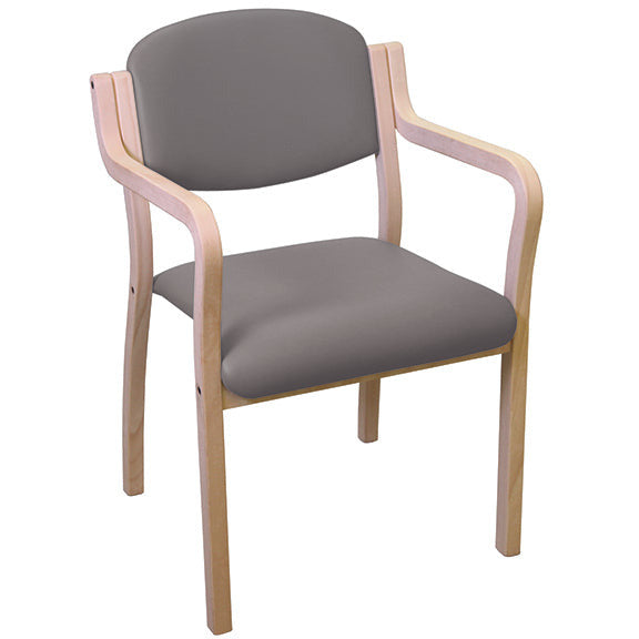 Sunflower Aurora Visitor Seat, Easy Access Arms, Intervene Anti-Bac Upholstery - 