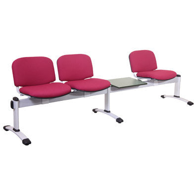 Sunflower Venus Visitor 4 Seat Module, 3 Plastic Seats & 1 Table - 