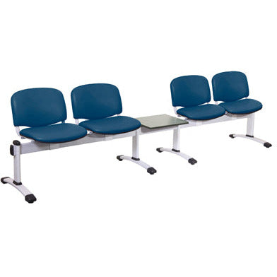 Sunflower Venus Visitor 5 Seat Module, 4 Plastic Seats & 1 Table