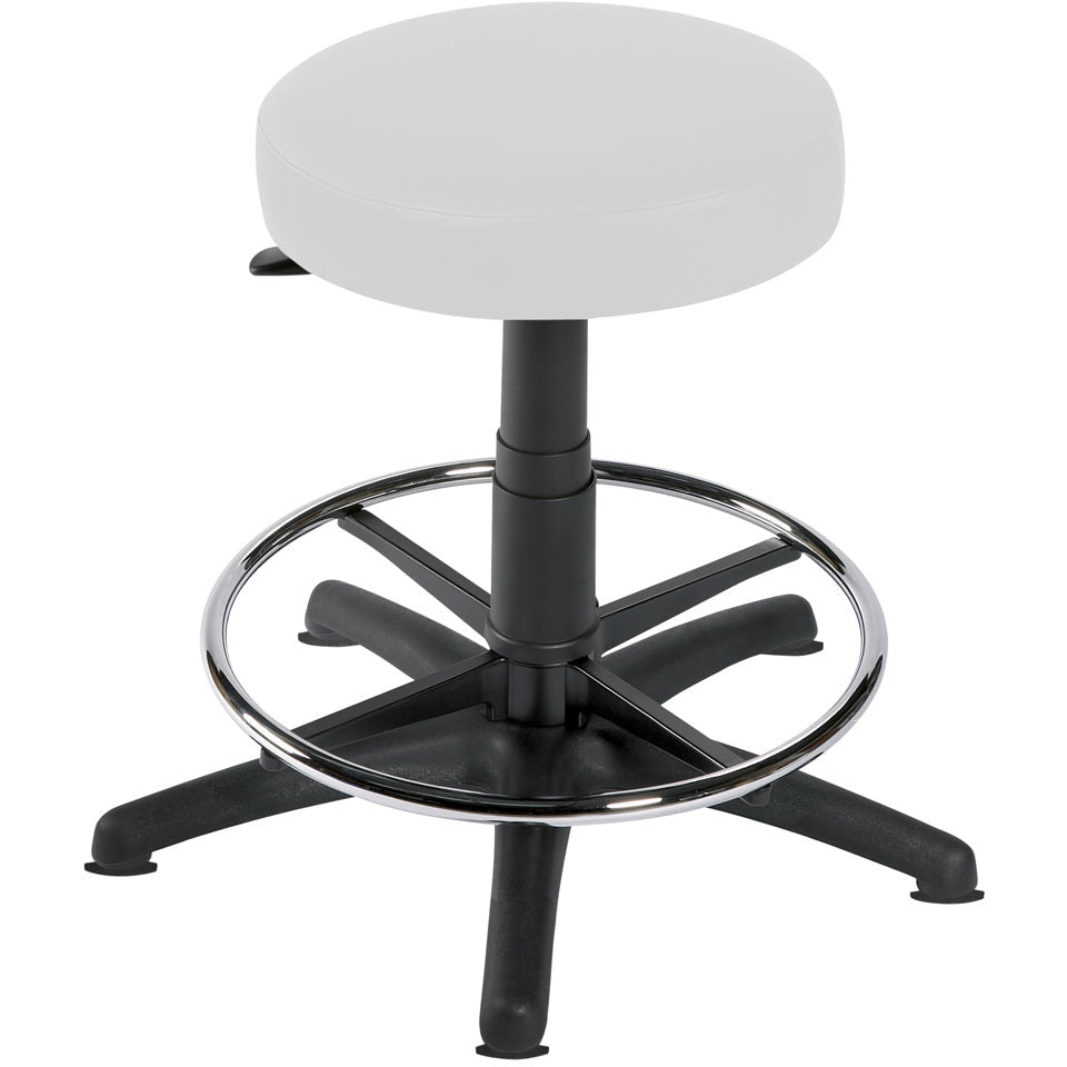 Sunflower Gas-Lift Stool with Glides & Foot Ring