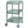Stainless Steel Surgical Trolley 46x52x86cm (3 x Glass Effect Trays)