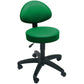 Sunflower Gas-Lift Stool with Back Rest and Castors