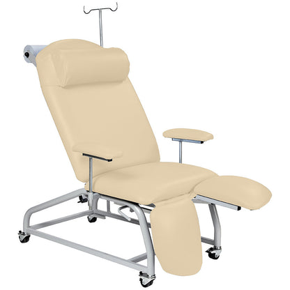 Sunflower Fixed Height Treatment Chair with Four Locking Castors - 