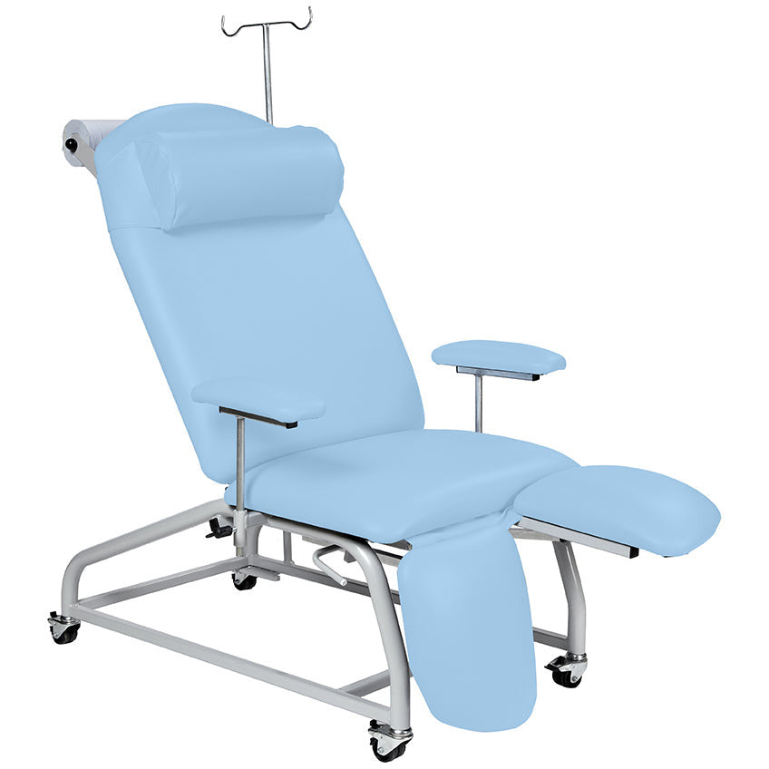 Sunflower Fixed Height Treatment Chair with Four Locking Castors - 