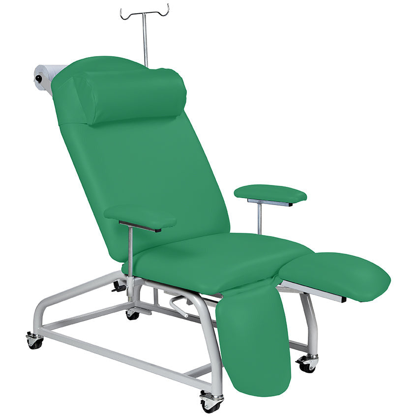 Sunflower Fixed Height Treatment Chair with Four Locking Castors - 