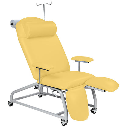 Sunflower Fixed Height Treatment Chair with Four Locking Castors - 