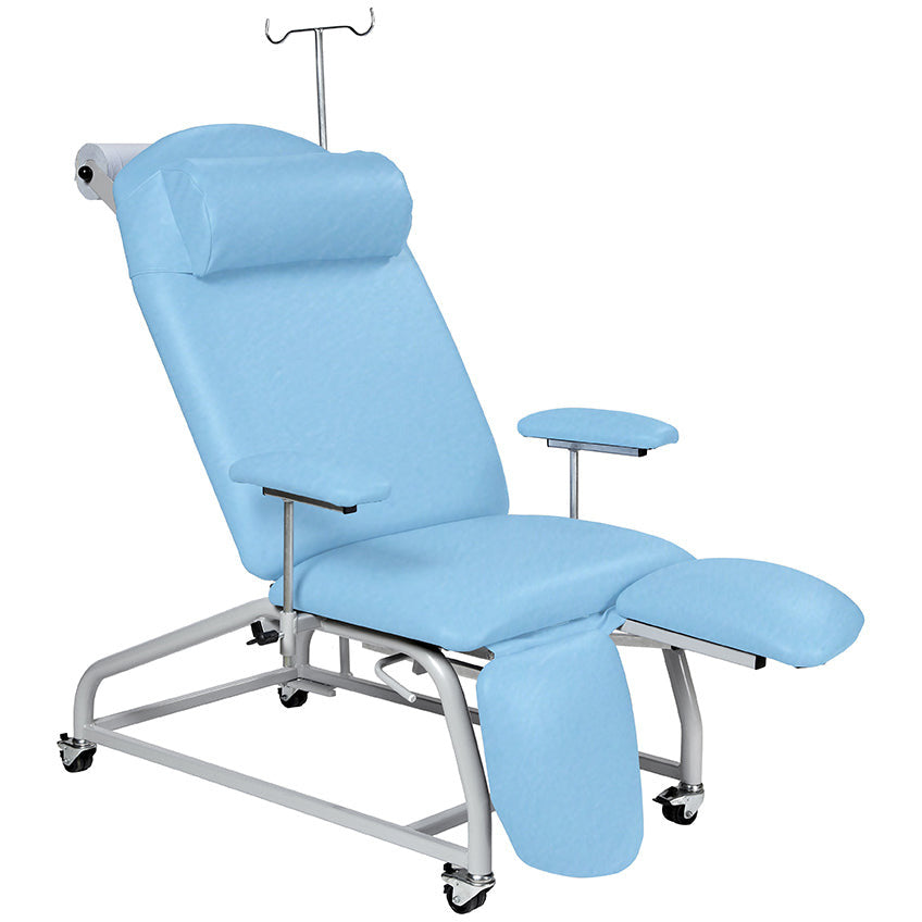 Sunflower Fixed Height Treatment Chair with Four Locking Castors - 