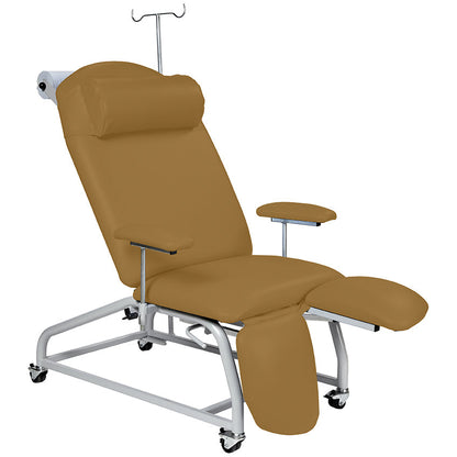Sunflower Fixed Height Treatment Chair with Four Locking Castors - 