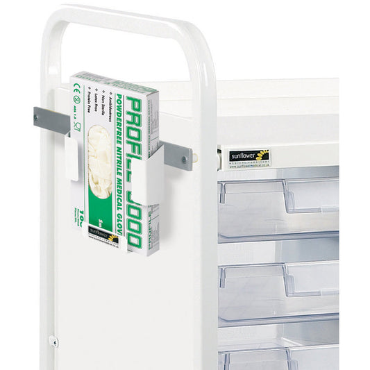 Sunflower Glove Box Holder for Trolleys - Including Medirail