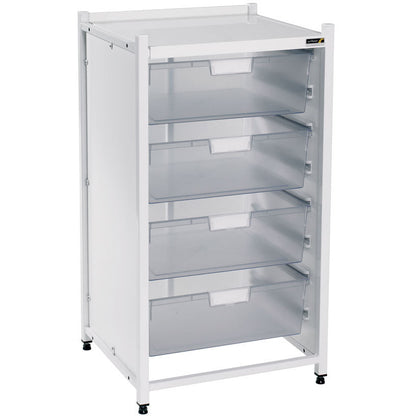Sunflower Vista Low Level Drawer Unit - 4 Double Trays - 